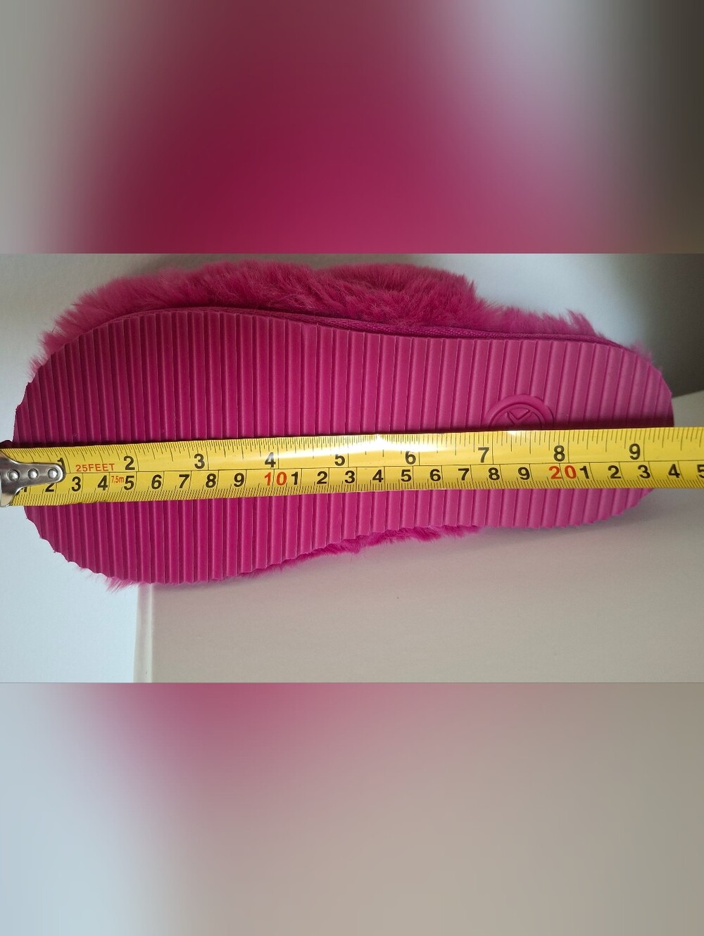 Michael Kors Elsie Faux Fur Slingback Slippers Pink 6 - Picture 5 of 12